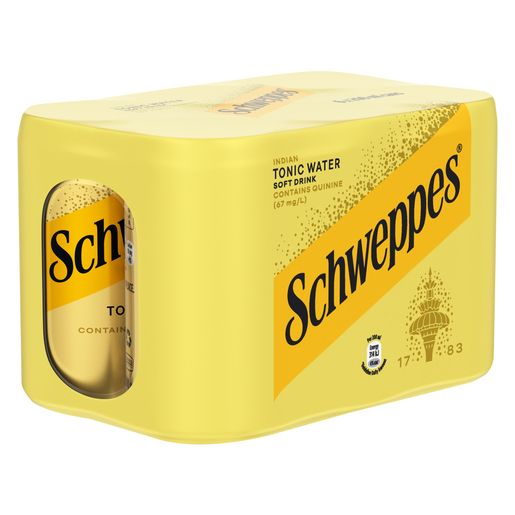 SCHWEPPES TONIC WATER 6X200ML