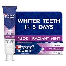 Crest 3D White Radiant Toothpaste - Twin Pack