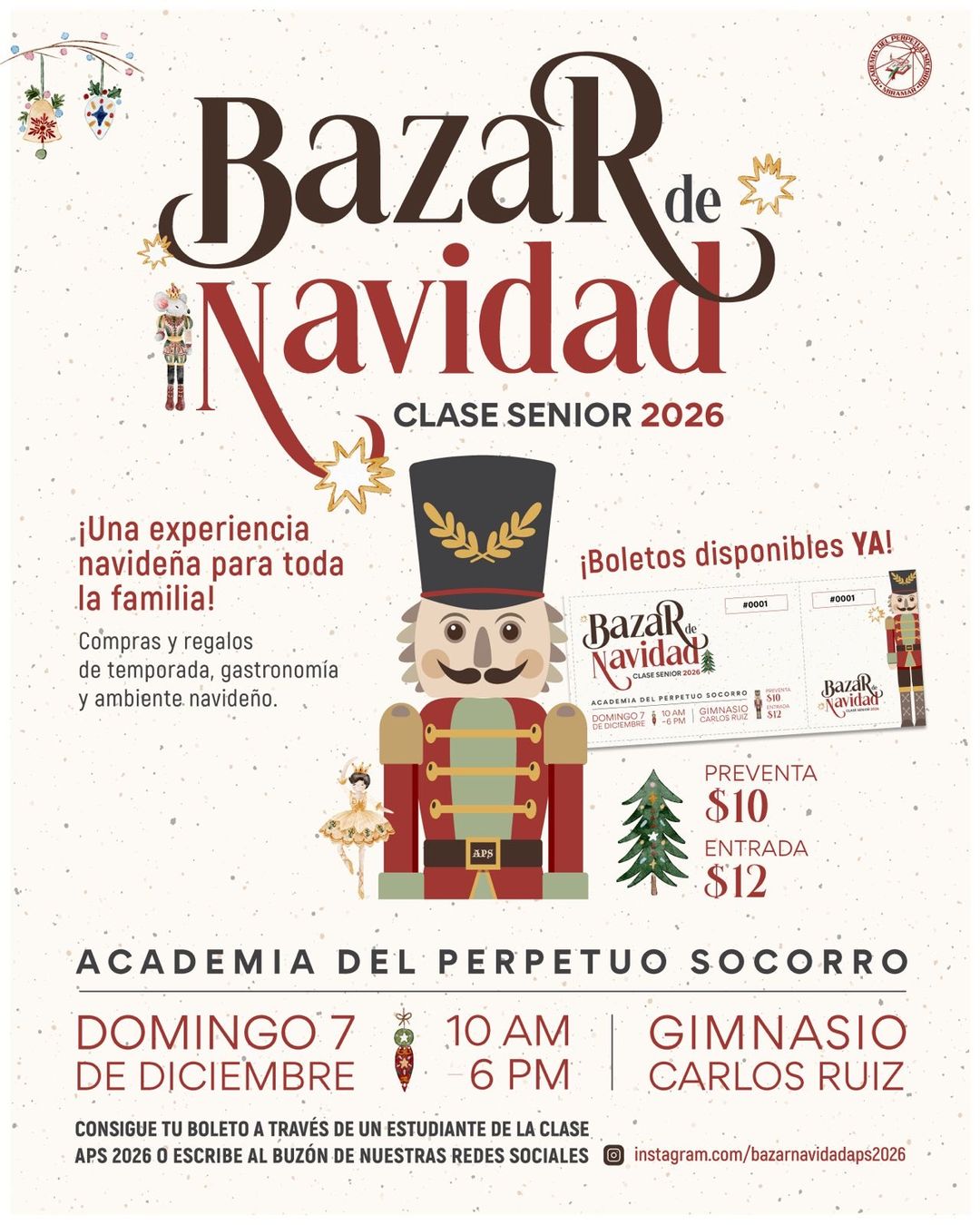 Bazar Navidad Academia del Perpetuo Socorro - Clase 2026