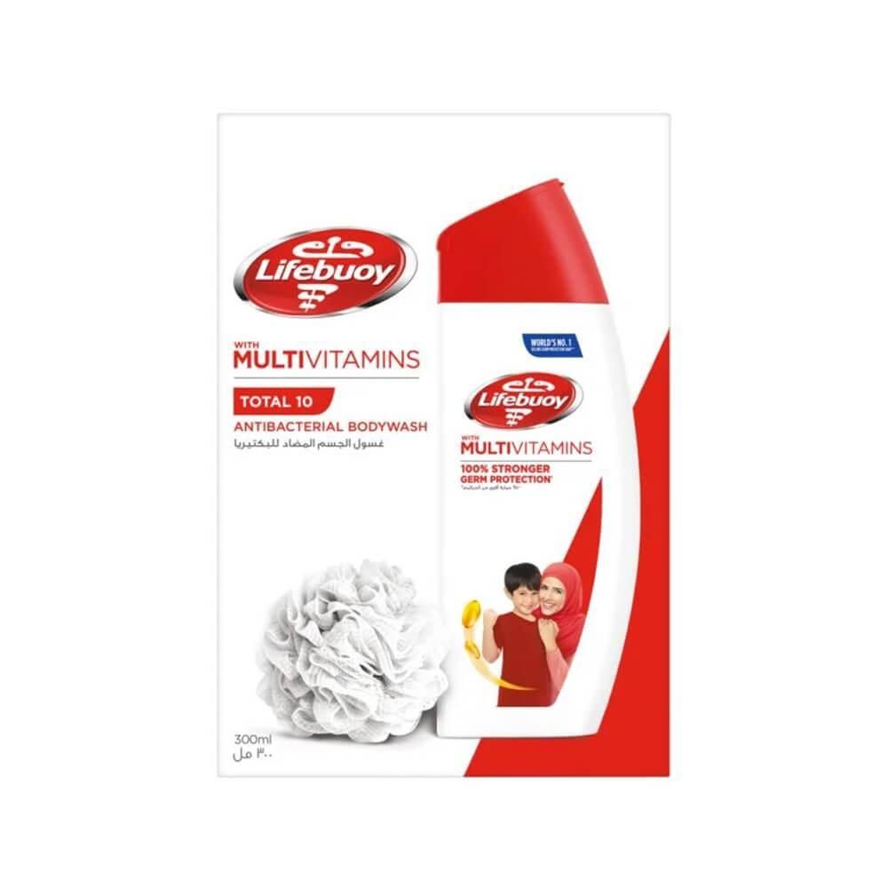 Lifebuoy Body Wash with Loofah Complete Care 300ml