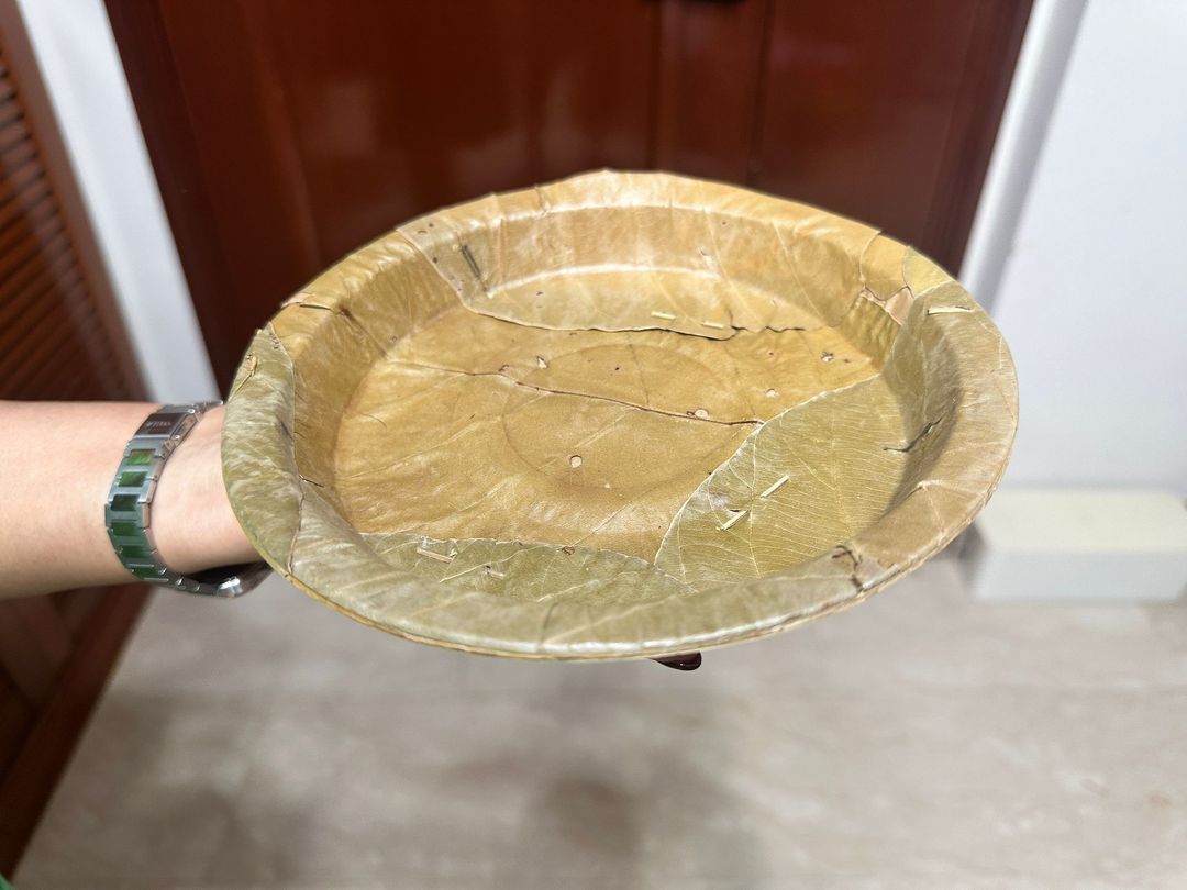 Cutlery  - Disposable Leaf plates / starter plate (8 inch) / quarter plate