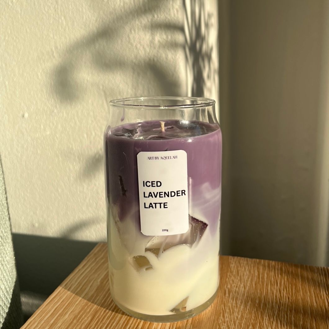 Iced Lavender Latte Candle