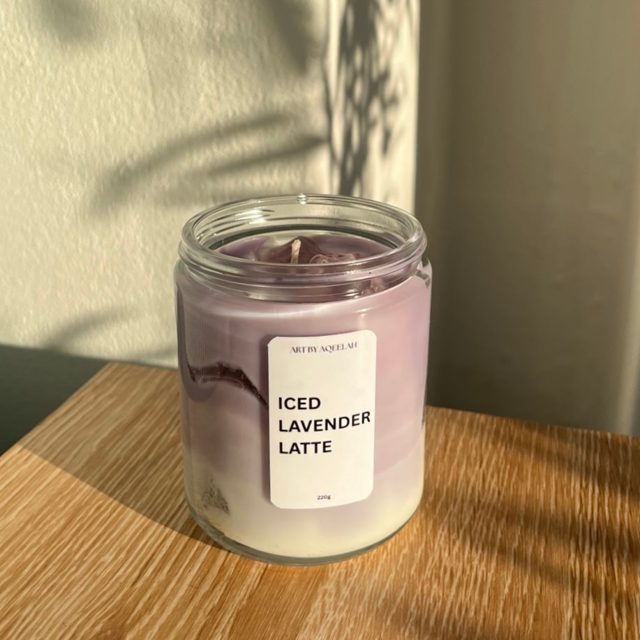 Mini Iced Lavender Latte Candle