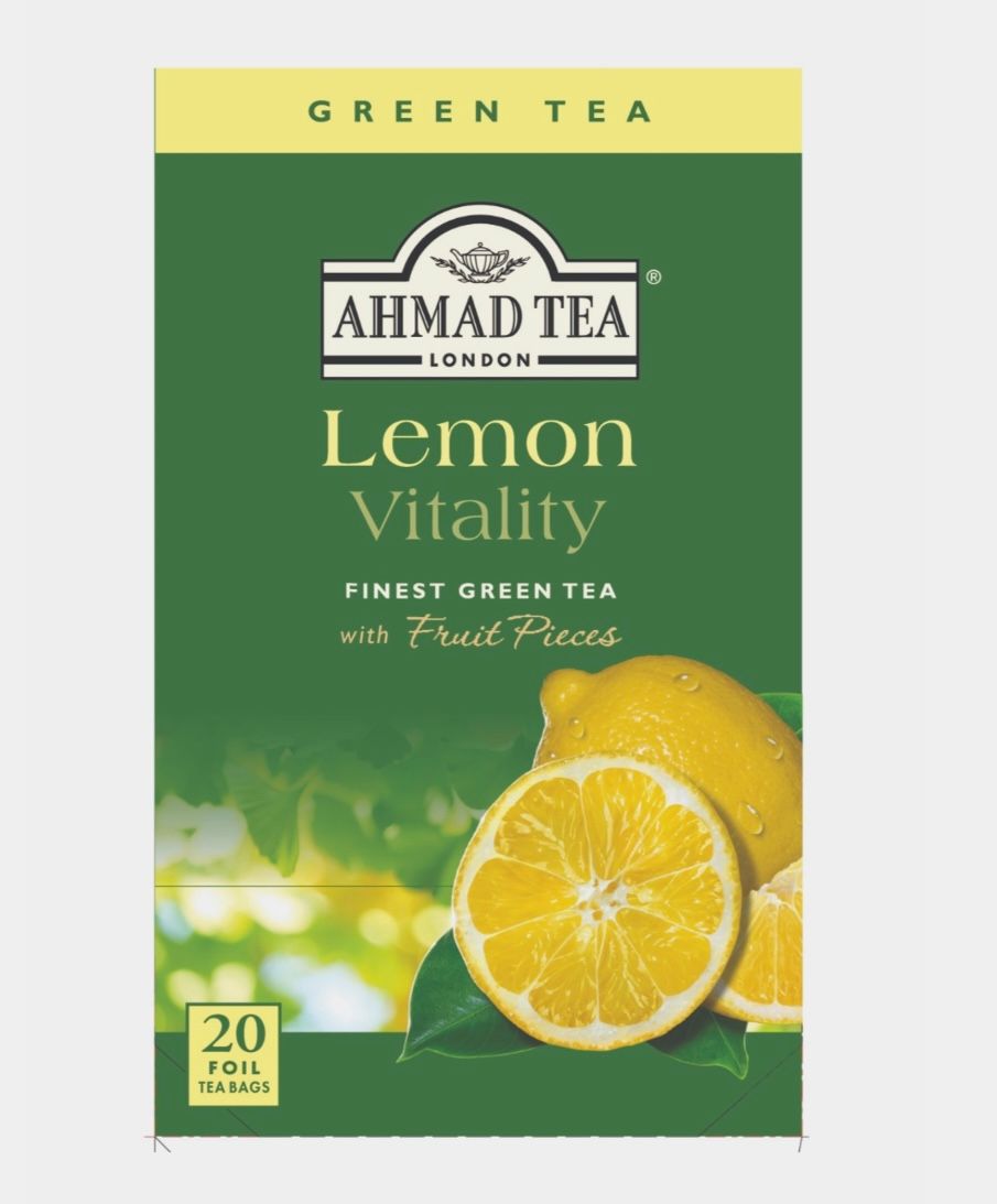 Ahmad Tea Lemon Vitality Green Tea