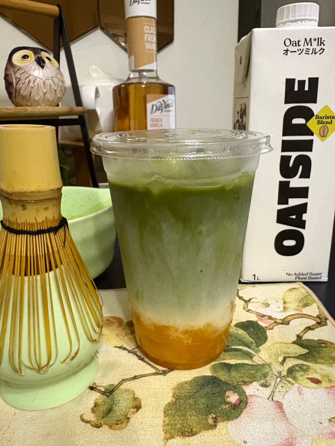 🥭 Mango Iced Matcha Latte 16oz (Oatside Milk)