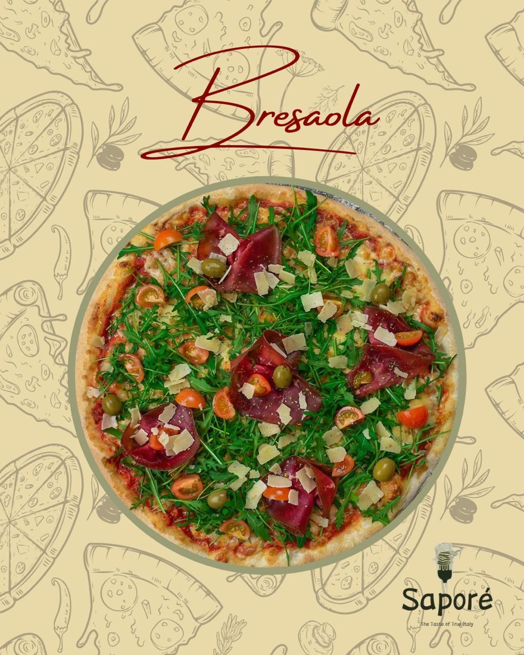 Beef Bresaola Pizza
