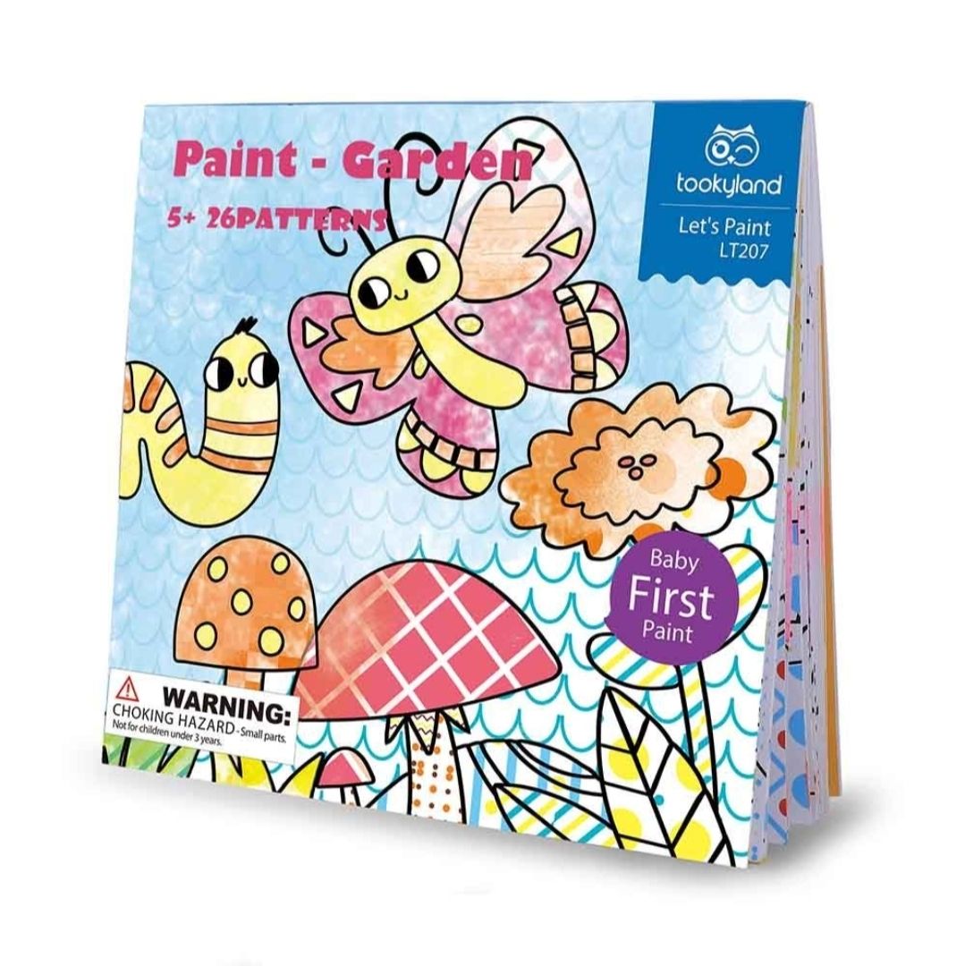 Tooky Watercolor Activity Book - Garden