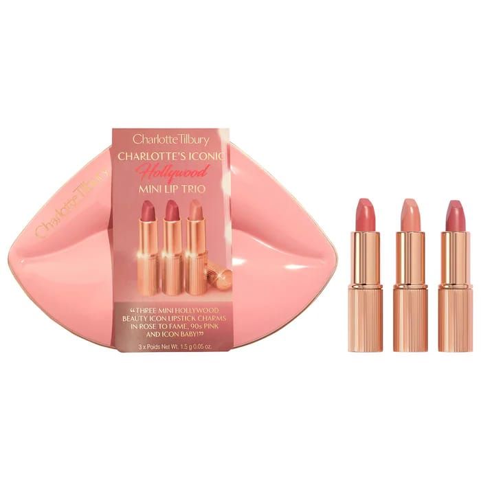 CharlotteTilbury - Mini Iconic Hollywood Lipstick Trio Gift Set