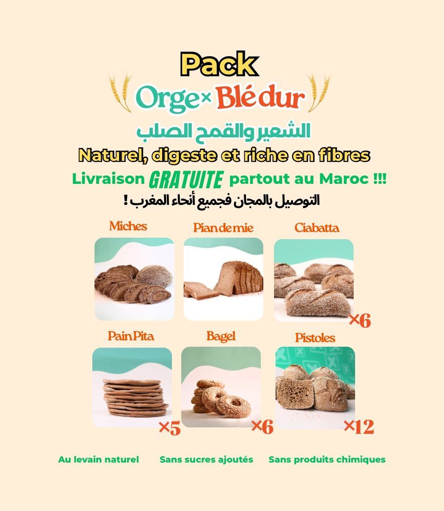 Pack Orge X Blé dur 