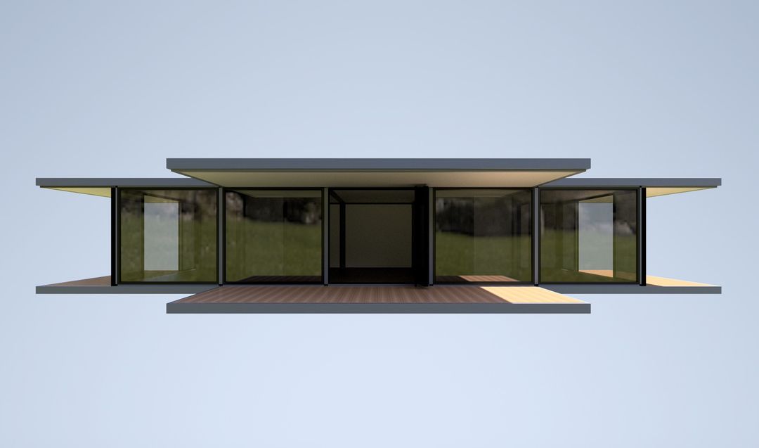 Two bedroom en-suite luxury Pod (14m x 5m)