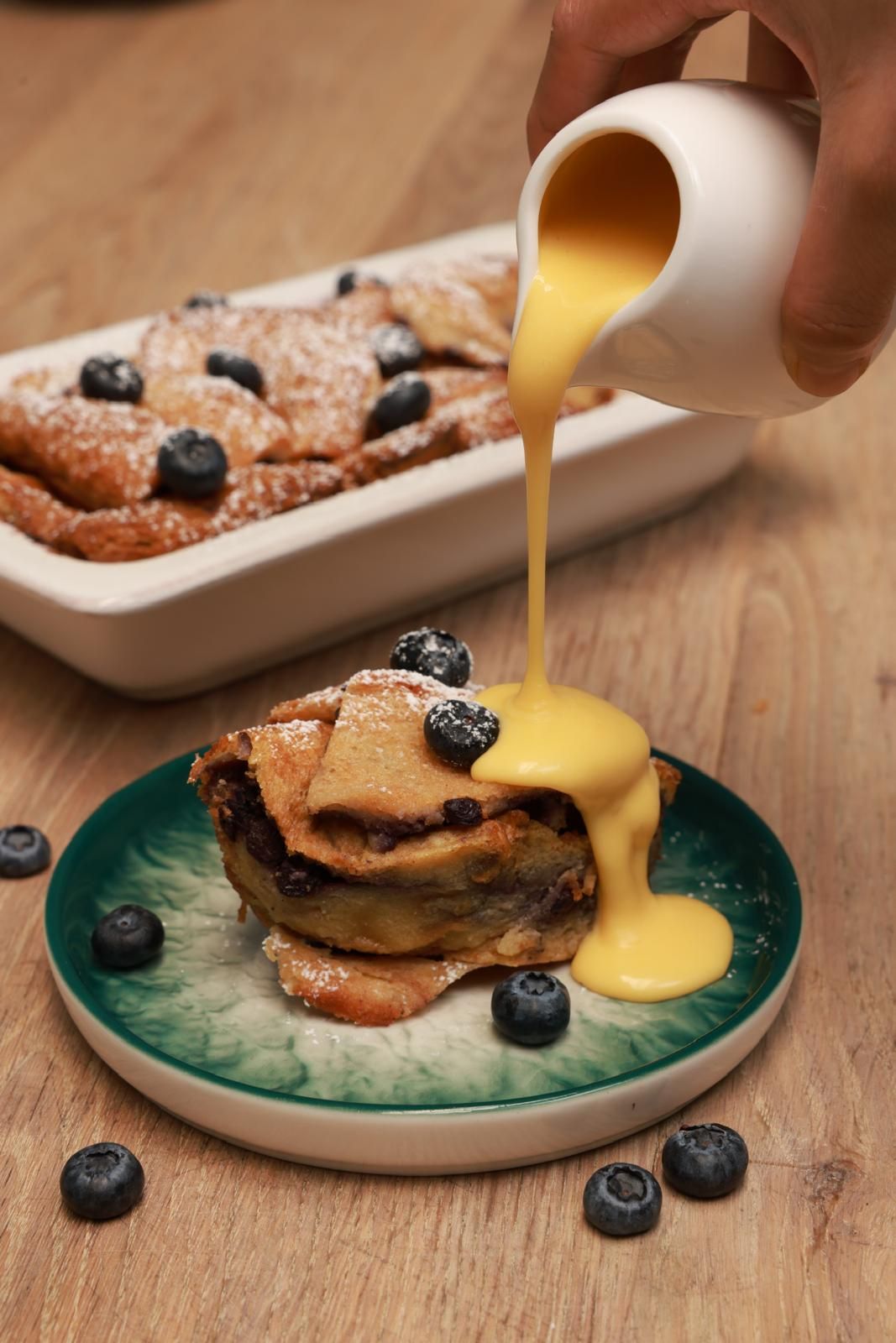 Blueberry Bread Pudding