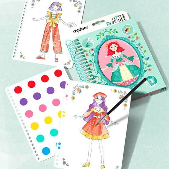 Mideer Little Designer Arts & Crafts Book Set - Sweet Tea Party