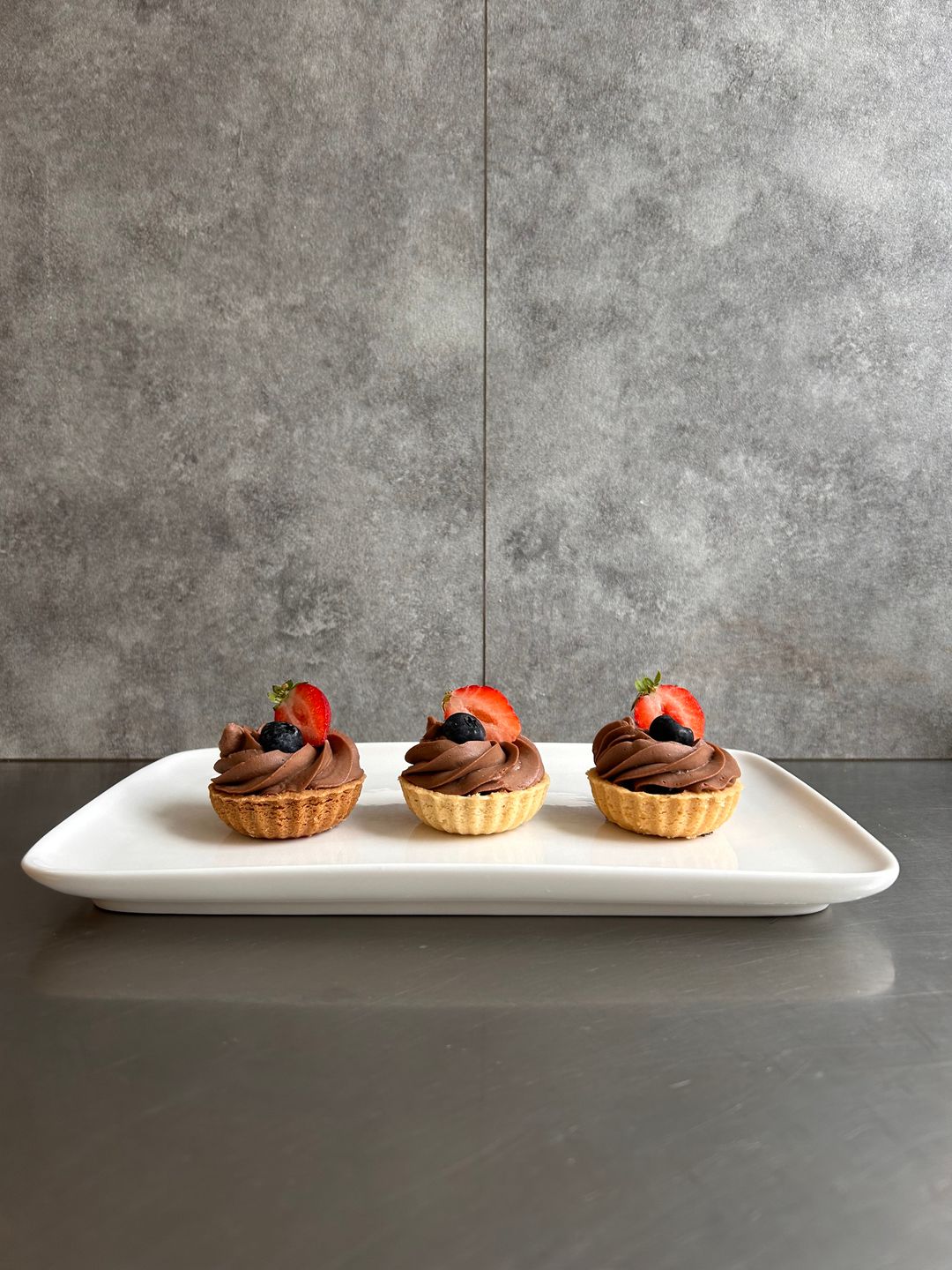 Plnené košíčky - čokoládové 