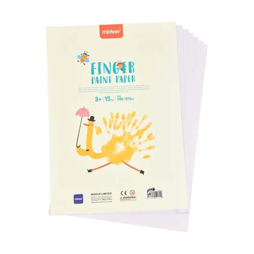 Mideer Finger Paint Paper (15 sheets)
