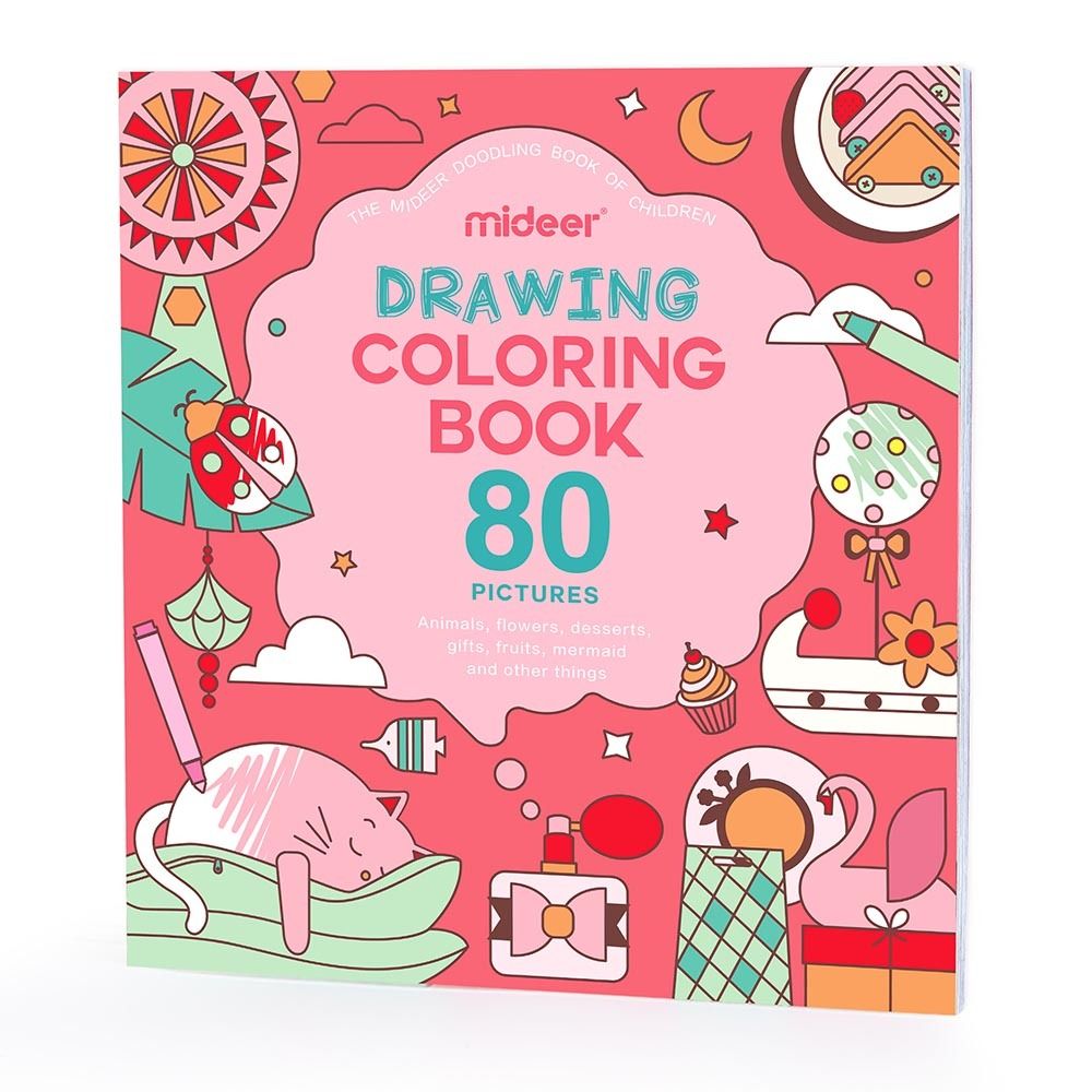 Mideer Colouring Book - Bubble Party (80pages)