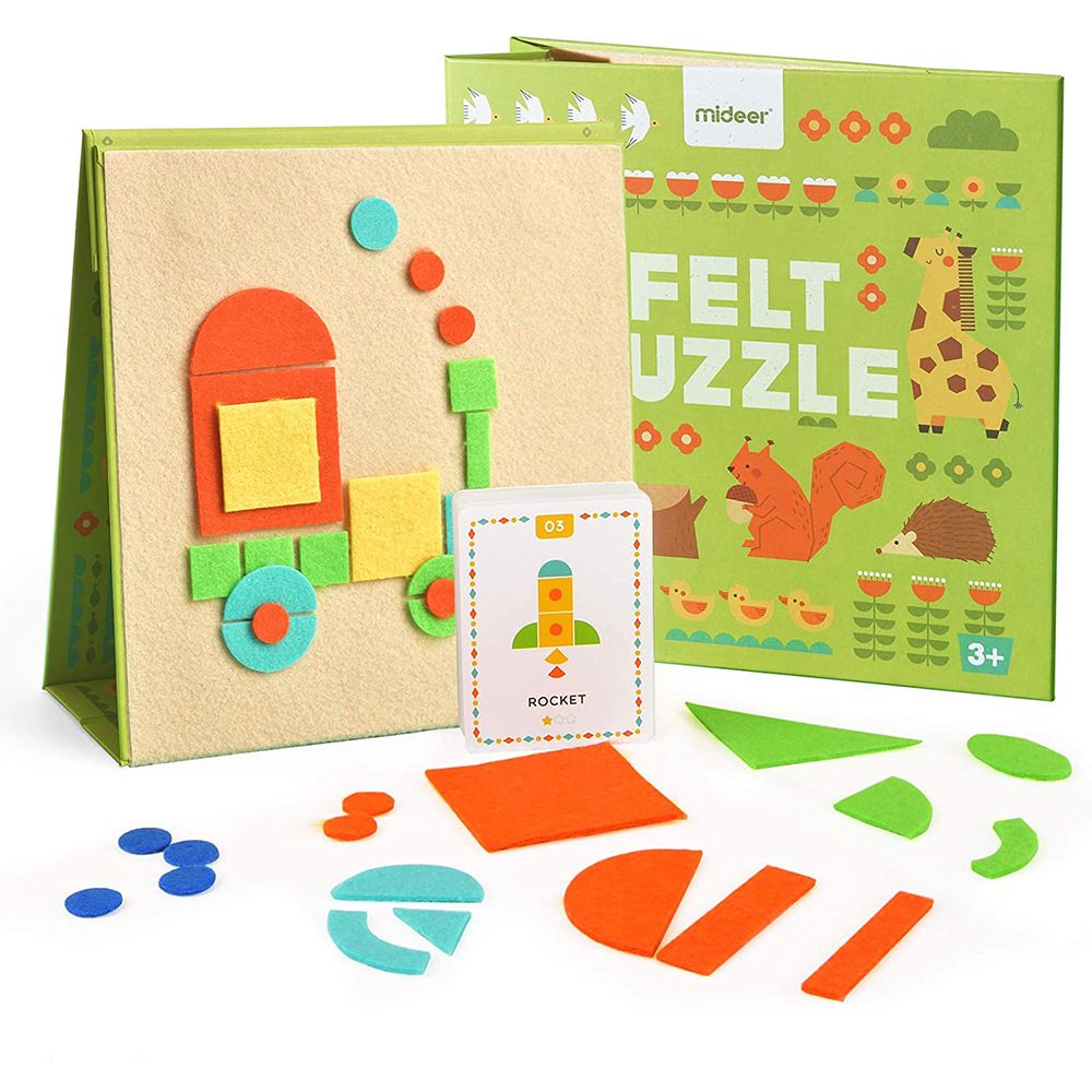 Mideer Geometric Felt Activity Set (157pcs)