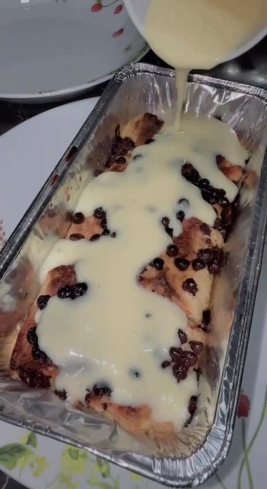 BREAD PUDDING NUTELLA