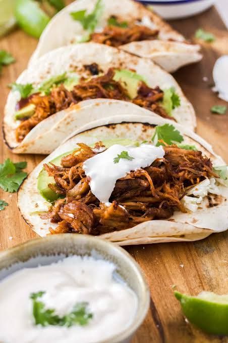 Pulled pork taco