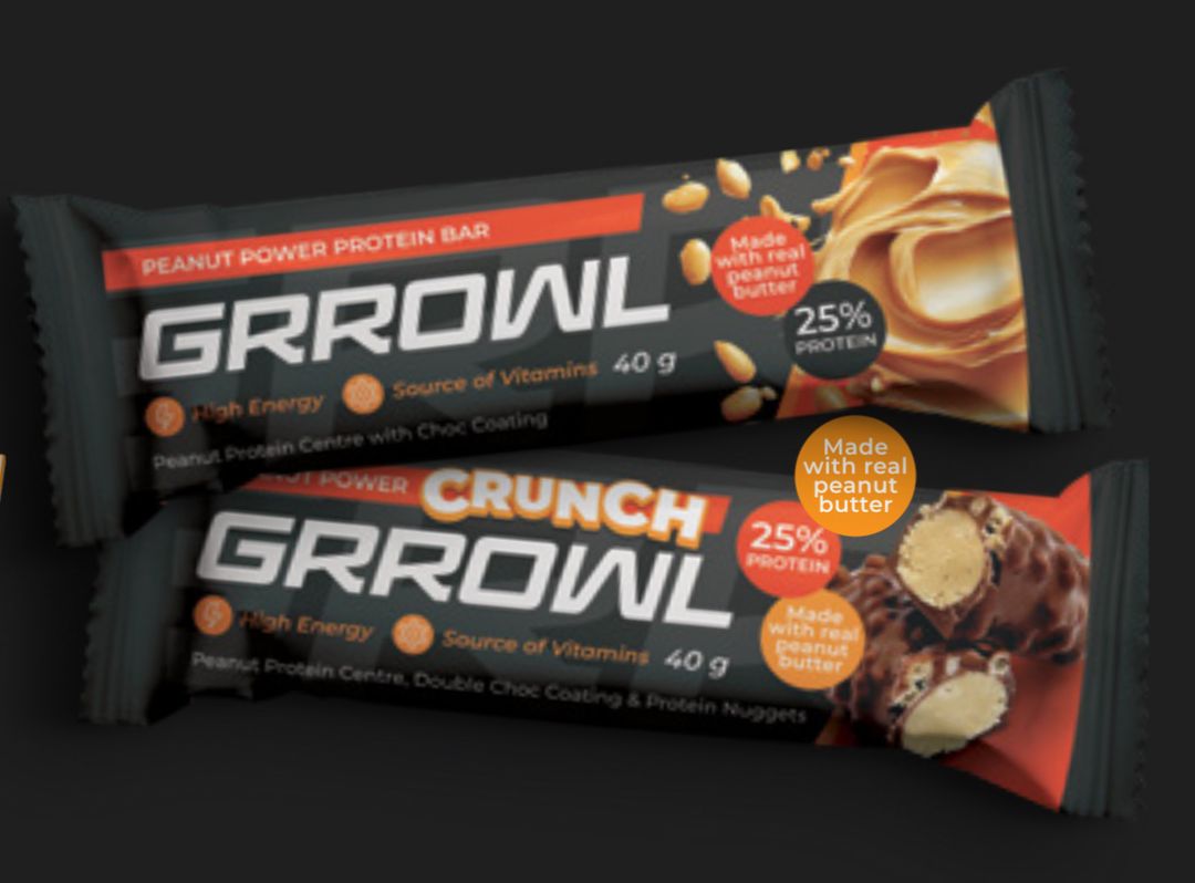Grrowl  Peanut Power CRUNCH 15 unit box