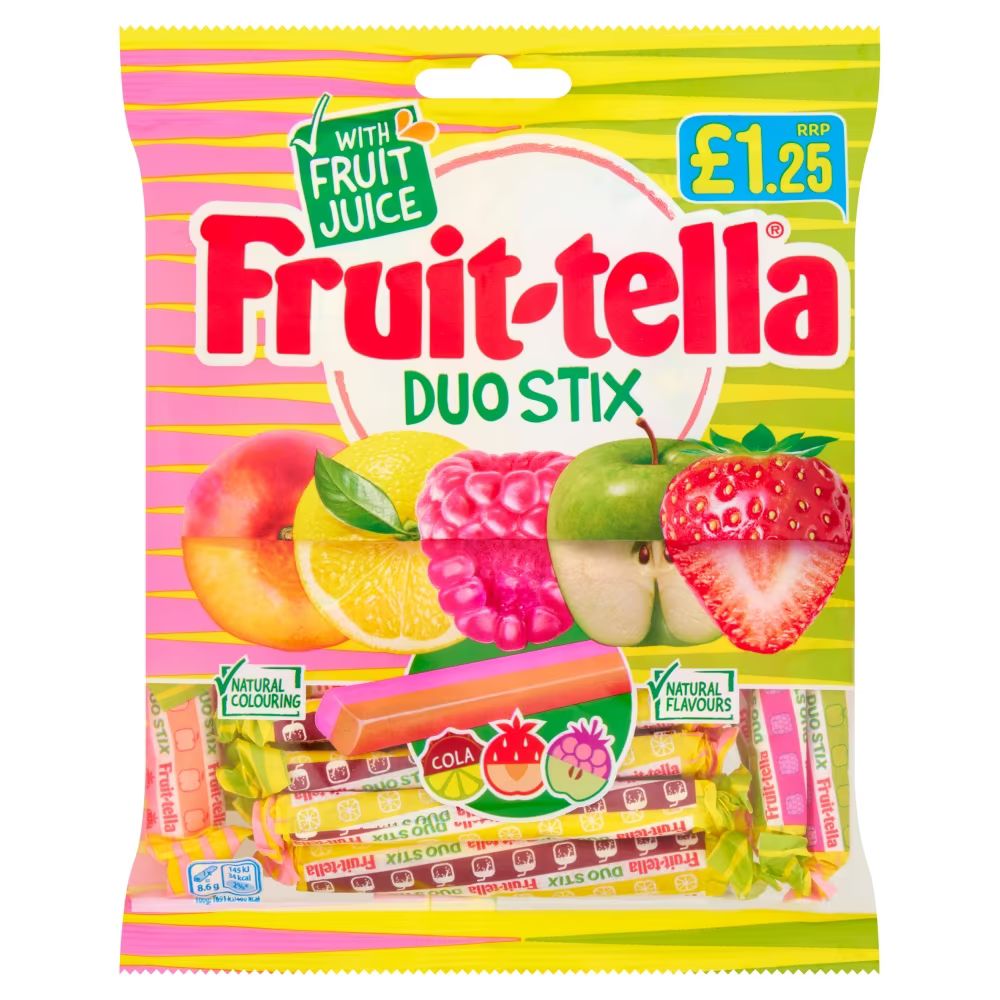 Fruit-tella Duo Stix Bag 135g