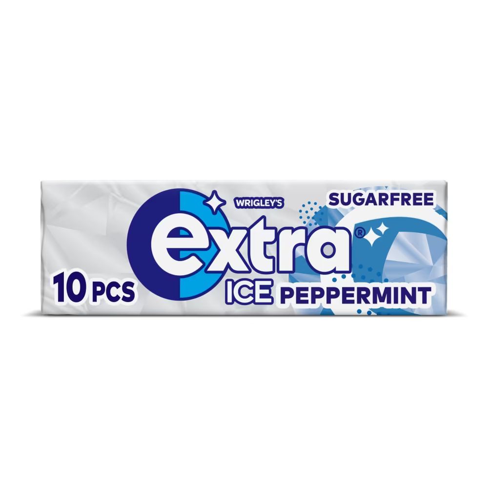 Extra Ice Peppermint Sugarfree Chewing Gum 14g
