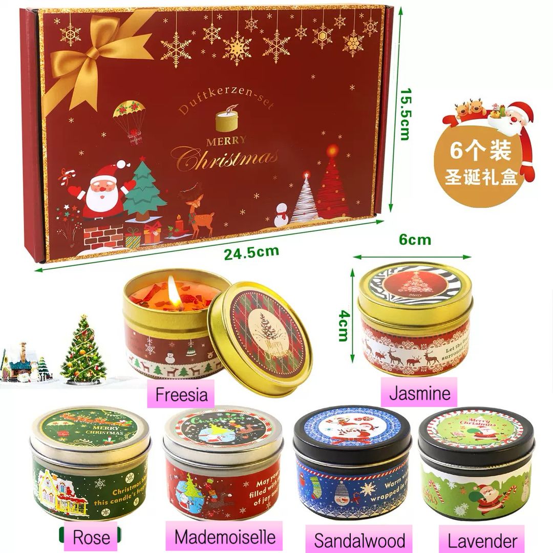 Xmas candles gift set