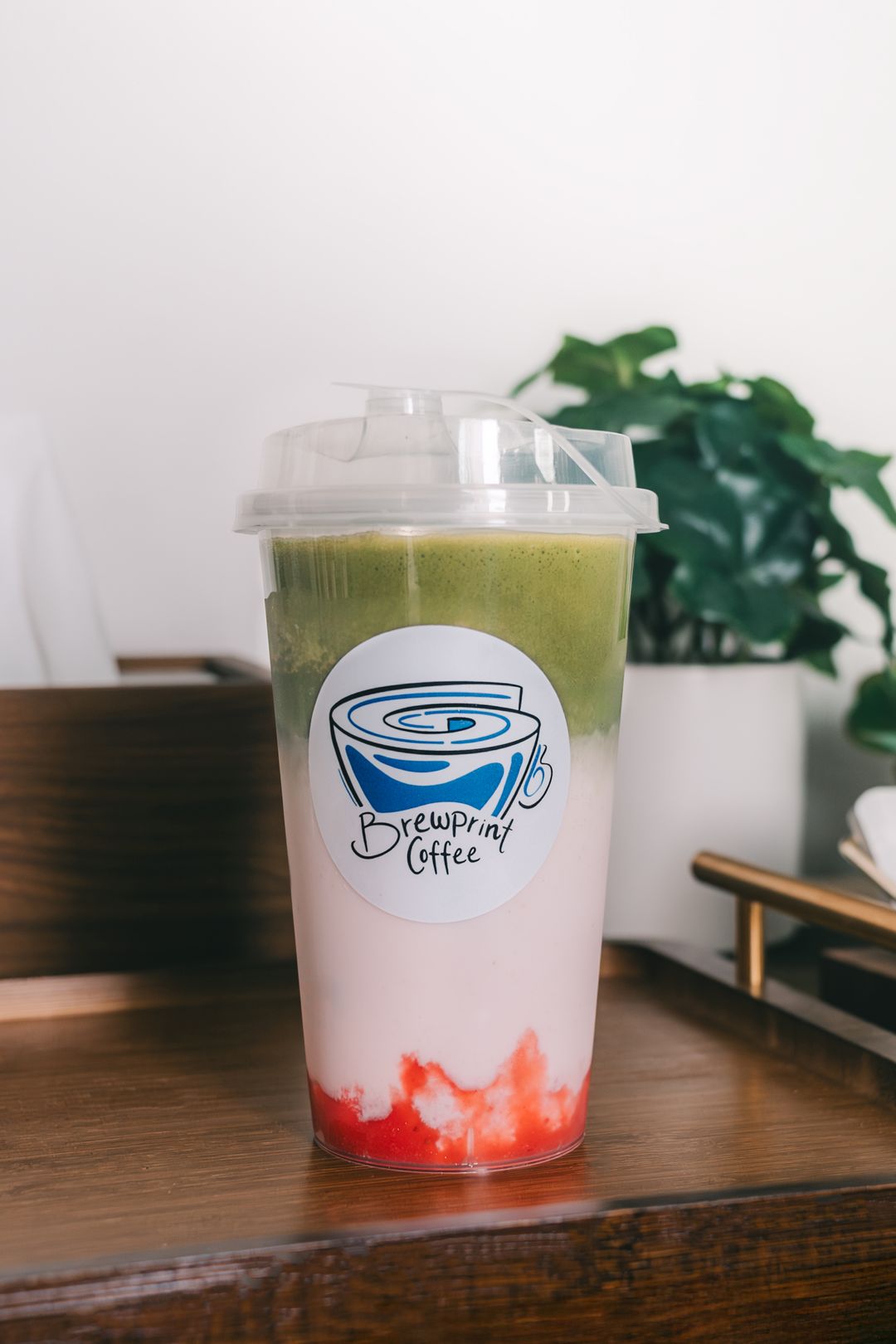 Strawberry Matcha Latte