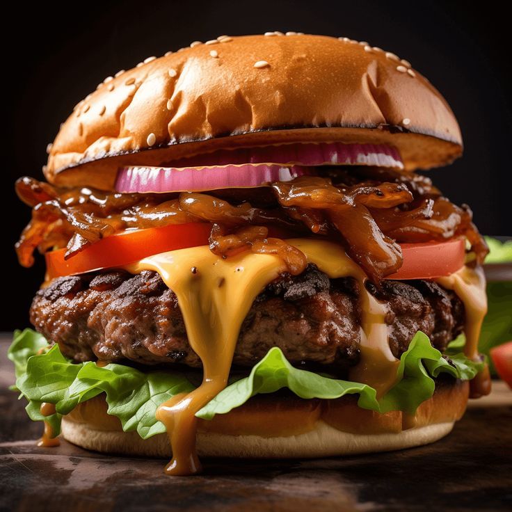 BBQ Double Cheese Burger