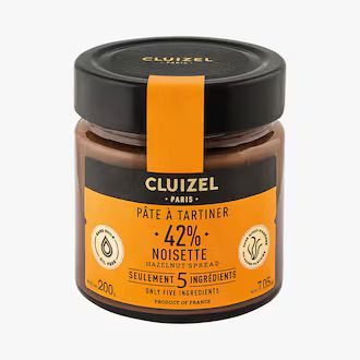 Cluizel - Pâte à tartiner noisettes 42 % noisette - 200g