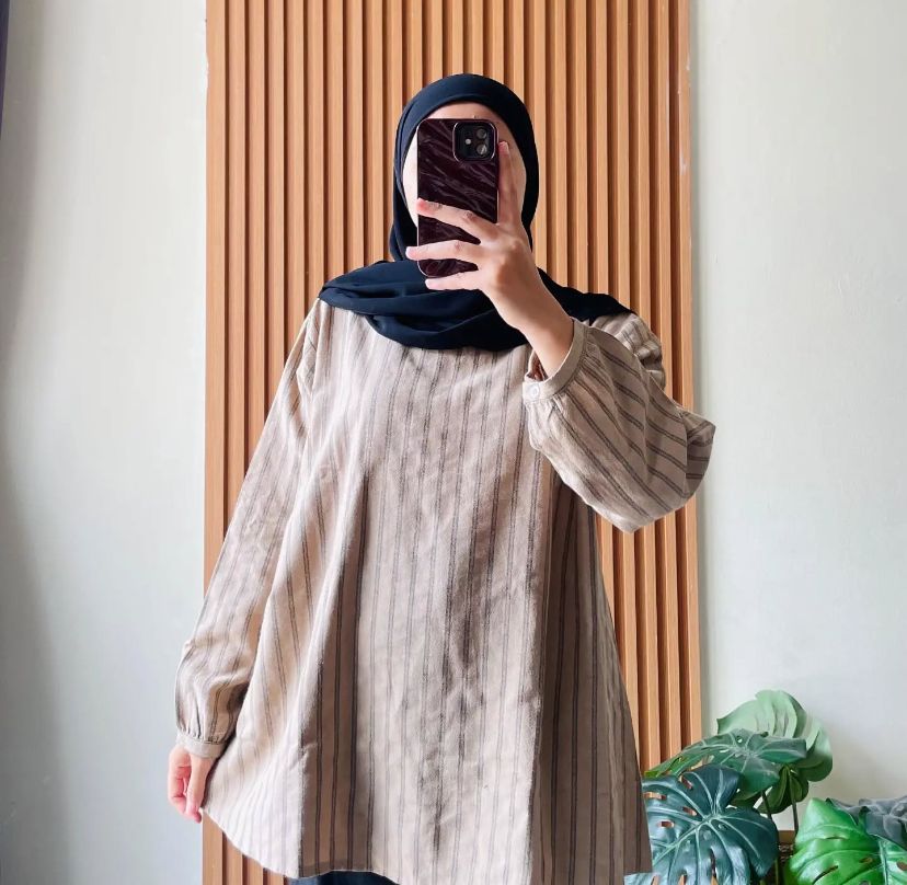 Stripes Linen Top