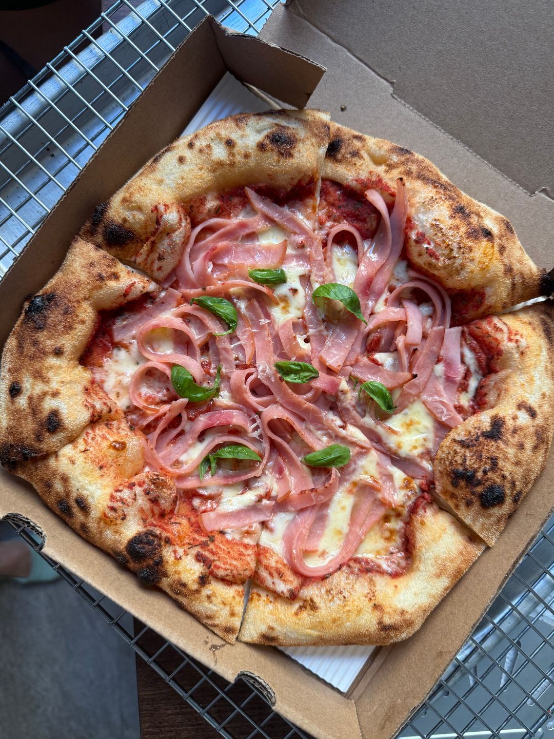 Ham & Cheese Sourdough Pizza