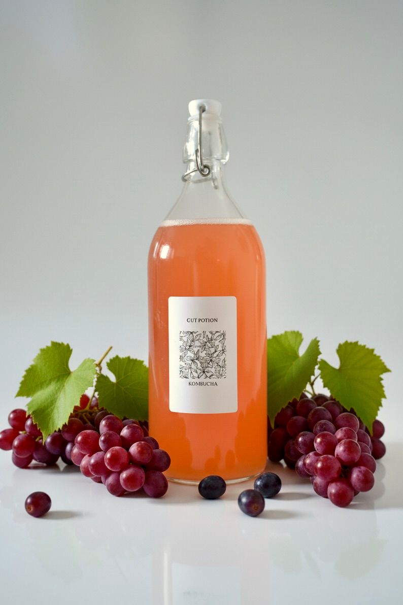 Red Grape Kombucha 1000ml
