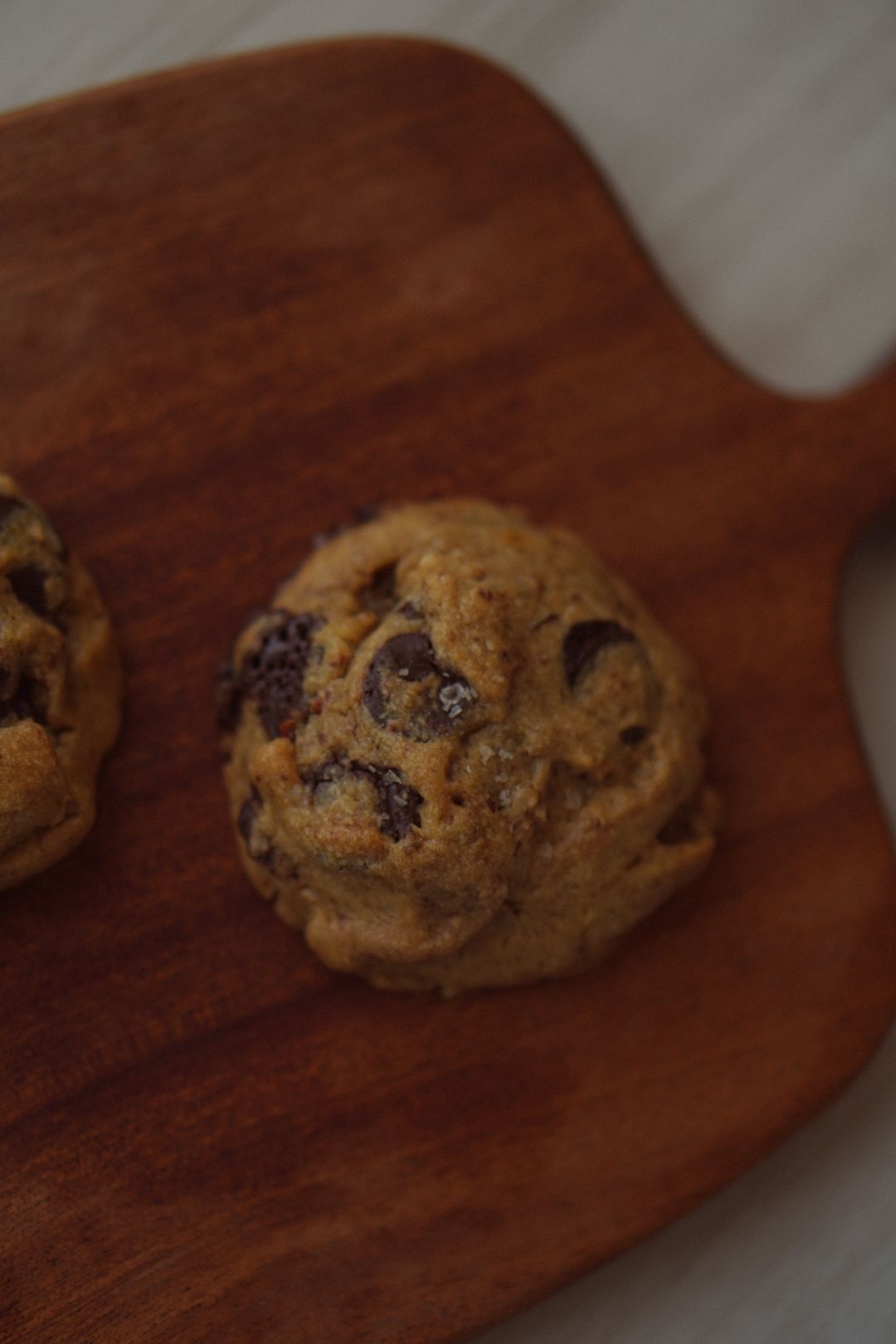 roasted banana + toasted pecans + dark chocolate