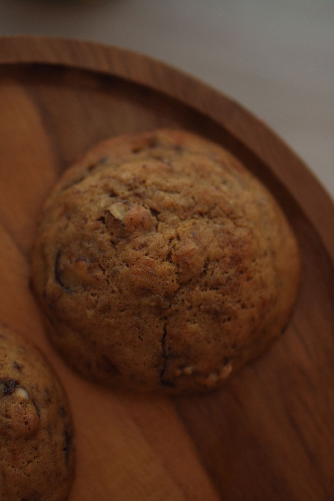 roasted banana + toasted pecan + dark chocolate