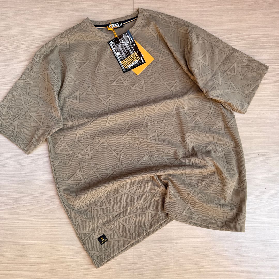 MANIAC T- SHIRTS -  LIGHT BROWN 