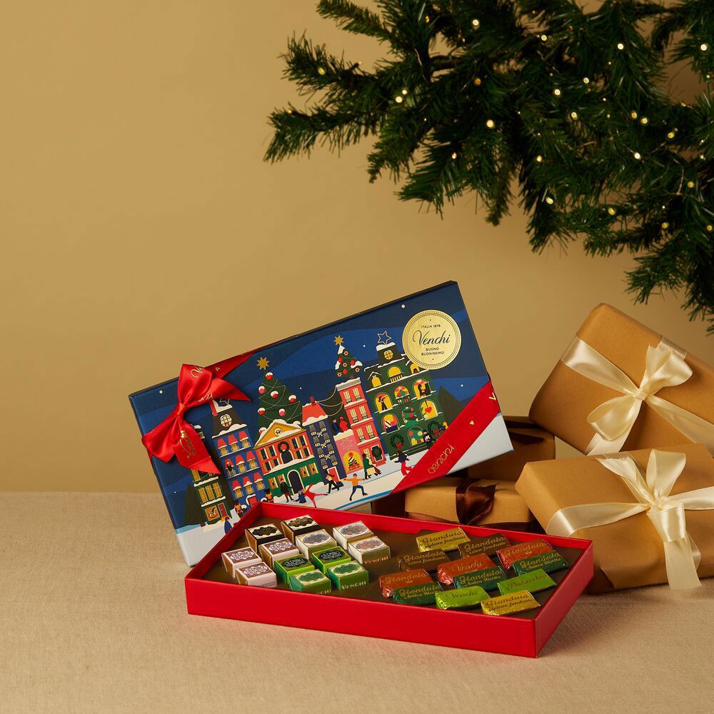 2025 XMAS GIFTBOX ALICE RED CREMINI AND GIANDUIOTTI CHOCOLAT