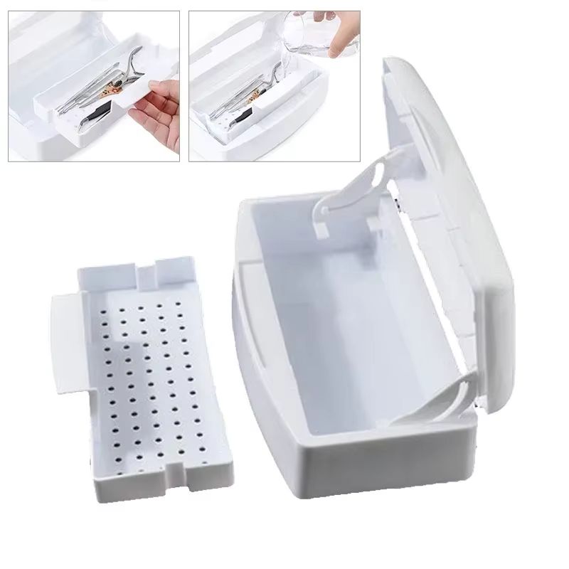 Sterilizing Tray Plastic White 
