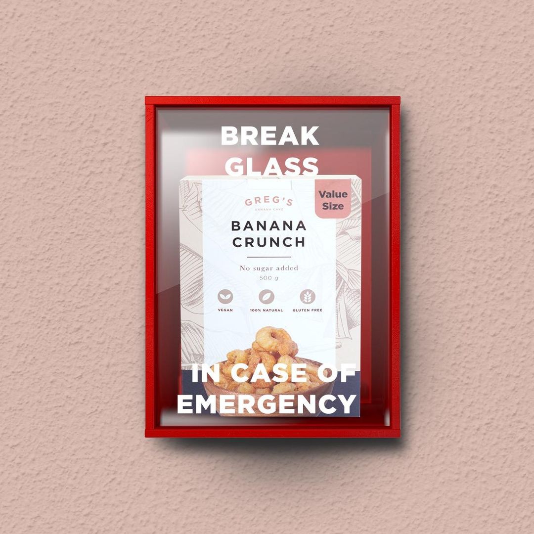 Greg's Banana Crunch Valuepack (500g)