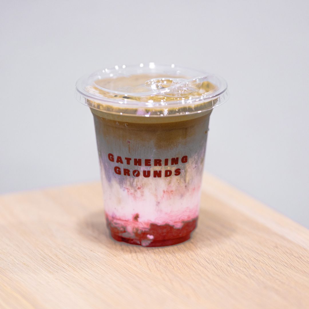 Strawberry Hojicha Latte