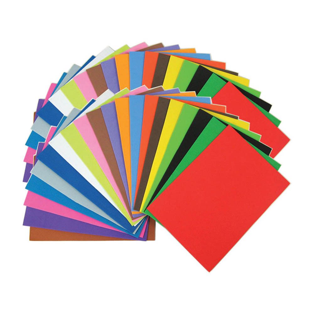 Multi-Coloured A5 Foam Sheets - 40 Sheets