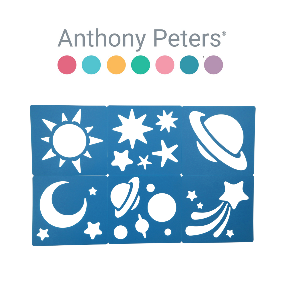 Stencils - Space (6 pack)