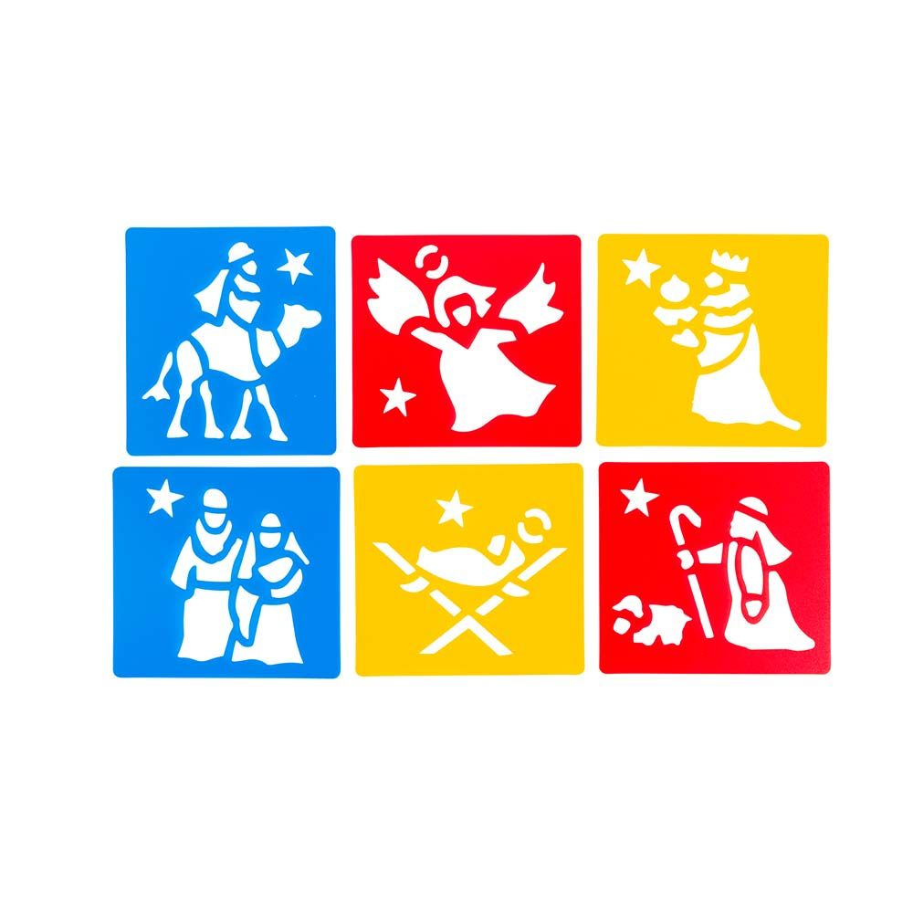 Stencils - Nativity (6 pack)