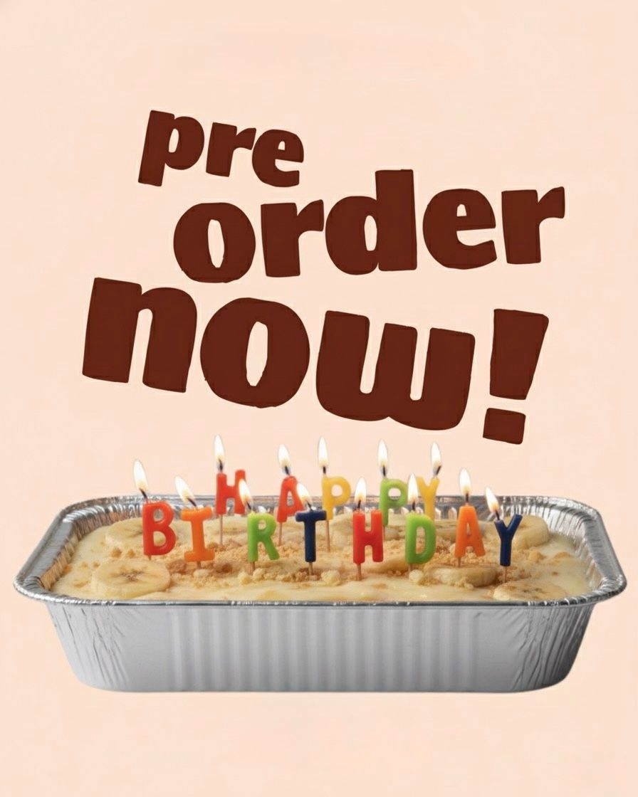Party Tray Classic Banana Pudding (10-12 pax) (SELF-PICKUP ONLY)