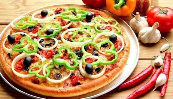 Pizza خضروات صغيرة