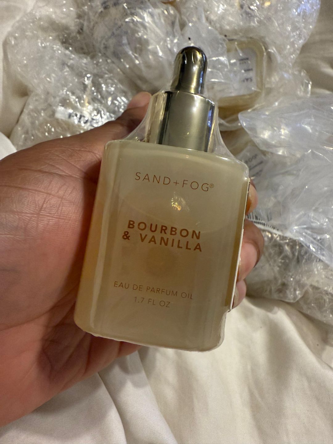 Sand and Fog Perfume Oil- Bourbon and Vanilla 