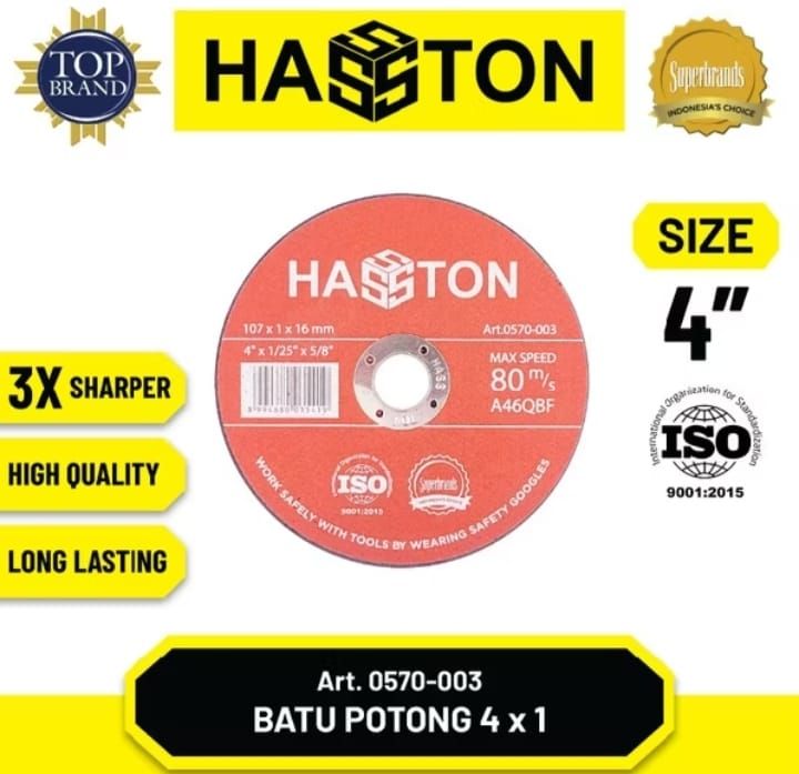 Haston Mata Potong Besi 4''