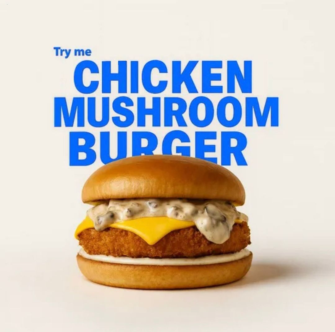 Chicken Mushroom Burger