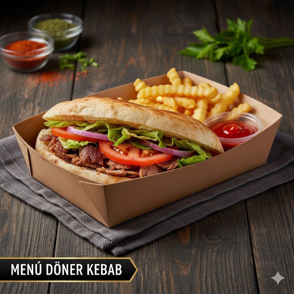 MENÚ DÖNER KEBAB