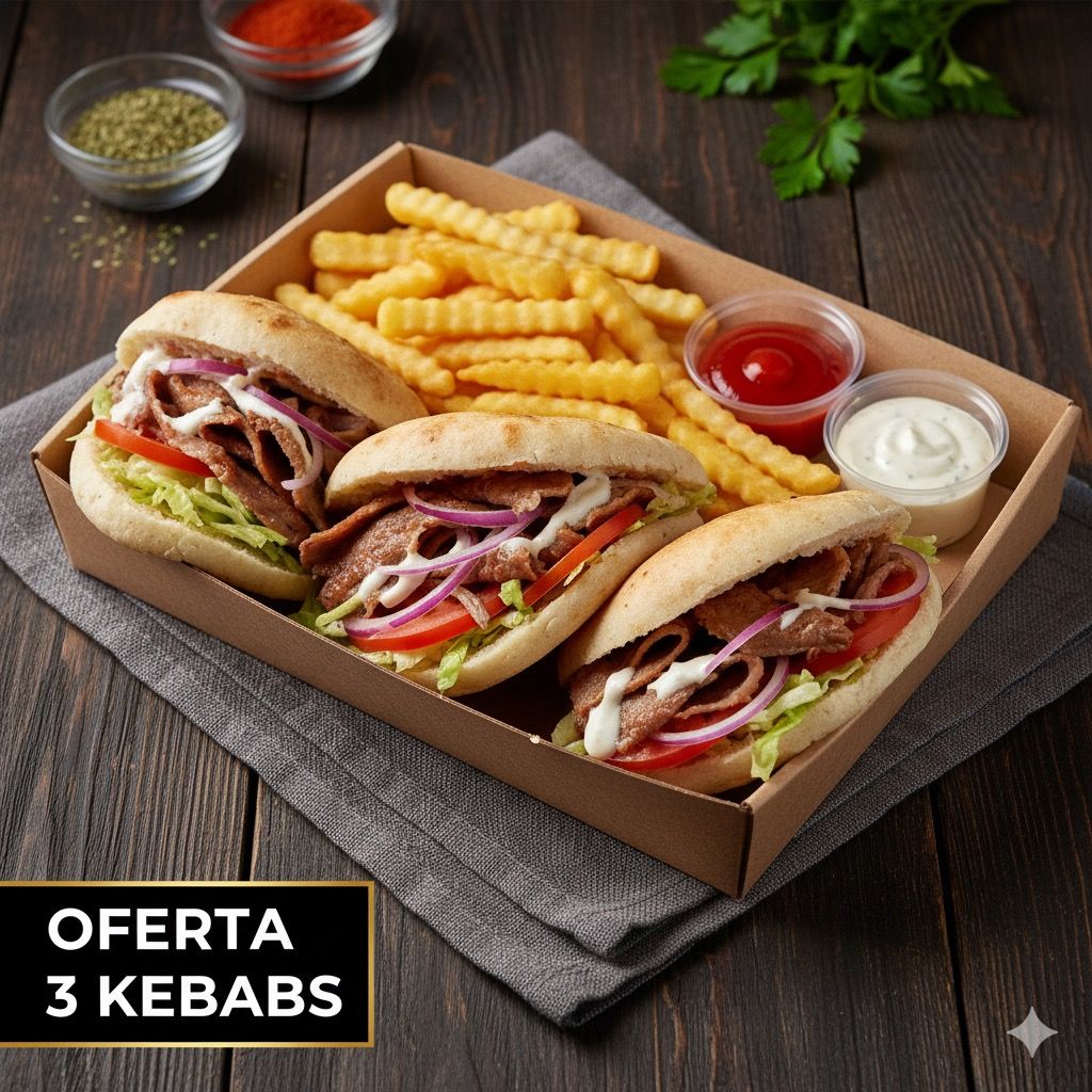 OFERTA 3 KEBABS