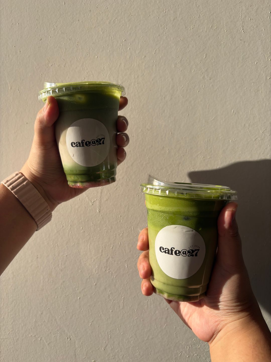 Iced Banana Bread Matcha Latte 